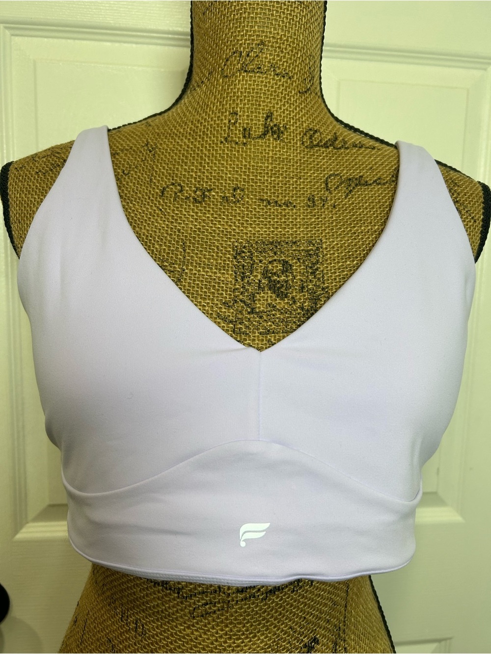 Fabletics Light Lavender V-Neck Sports Tank